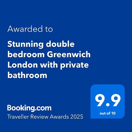 Stunning Double Bedroom Greenwich London With Private Bathroom Luaran gambar